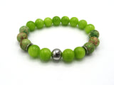 Brync Green luxury Men Women Beaded Bracelet famu