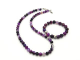 Purple Orbit Necklace
