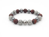 Brync Burgundy Maroon Men Women Beaded Bracelet Black Owned Tennessee Texas University