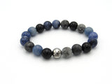 Brync Blue Grey Black sodalite onyx Grey business Men Women Beaded Bracelets Businessman Suit premium jewelry premium bracelets mens beaded bracelets gemstone bracelet beaded bracelets for women bracelet with stones stone bead bracelets custom beaded bracelets color bead bracelets popular beaded bracelets designer bracelet; popular beaded bracelet; match jordans Chic minimalism onyx beaded jewelry collection for modern tastes.
