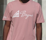 Brync Men Women pink white Shirt