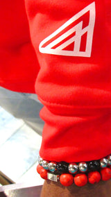 Brync Men Women white Red sweatShirt Black Owned Fashion Brand