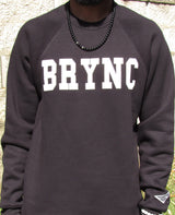 Brync Men Women white Black sweatShirt Black Owned Fashion Brand