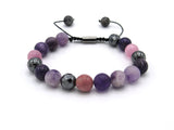 Brync Purple Pink Grey men women beach beaded bracelet how to wear beaded bracelets beaded bracelets in style knot beaded bracelet