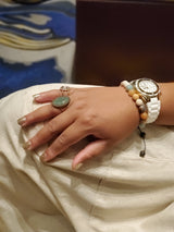 how to wear beaded bracelets beaded bracelets in style adjustable beaded bracelet slip knot beaded bracelet boho-chic