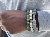 how to wear beaded bracelets beaded bracelets in style green aqua turquoise beaded bracelets for Men women