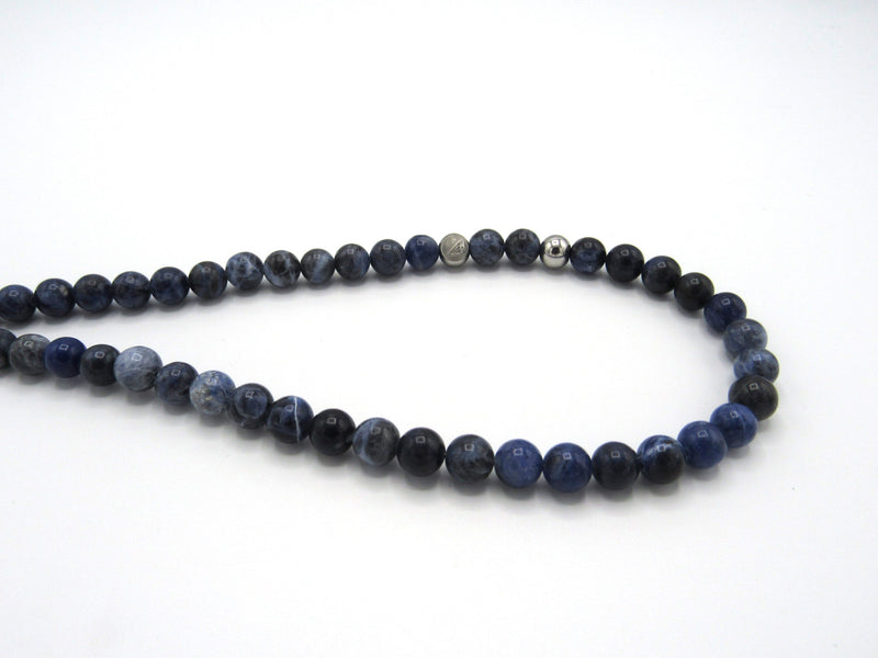 Brync Cerulean Blue Women Men Beaded Necklace Bracelet Handmade