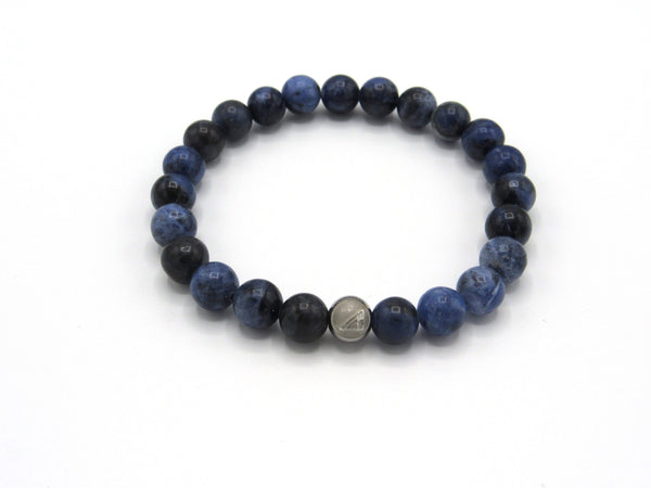 Brync Cerulean Blue Women Men Beaded Necklace Bracelet Handmade