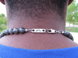 Graphite LT Necklace and Bracelet Set