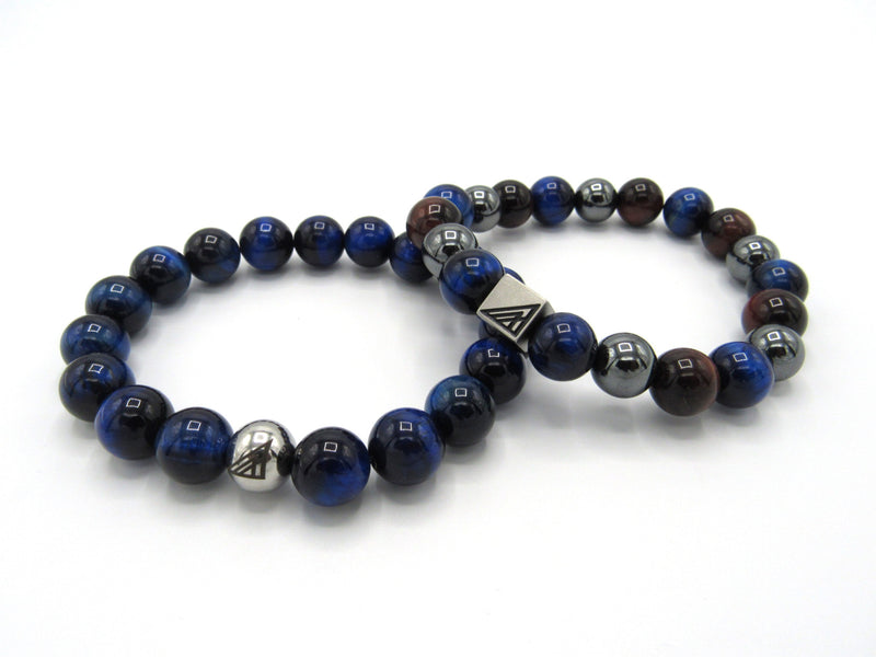 Brync Tiger Red Eye Blue Men Women Beaded Bracelet Black Owned Jewelry Brand Homecoming Gifts  boho-chic
