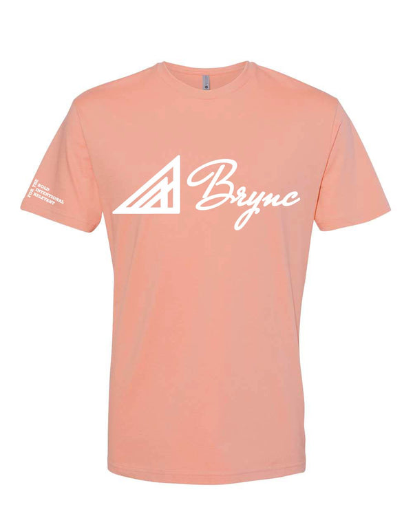 Brync Men Women pink white Shirt