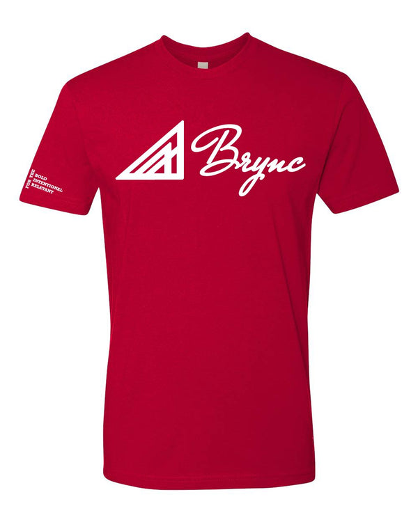 Brync Men Women red white Shirt